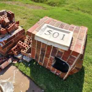 Destroyed Mailbox Mailbox Repair Service